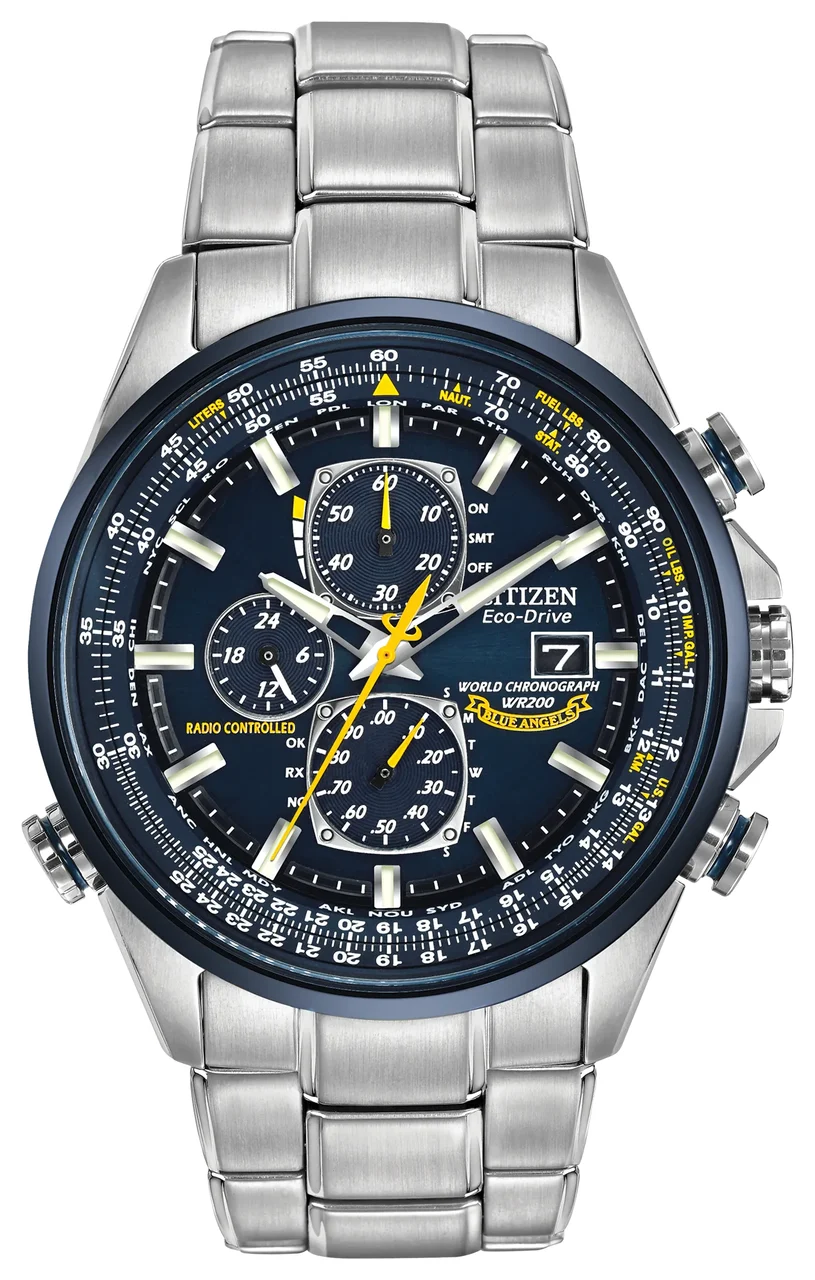 Citizen World Chronograph A-T AT8020-54L 43 mm kol saati