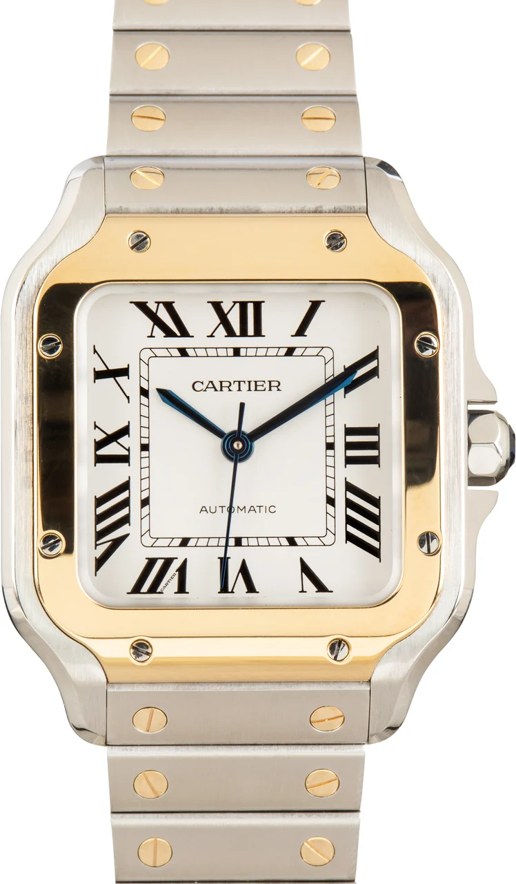 Cartier Santos de Steel & Gold W2SA0016 42 mm kol saati