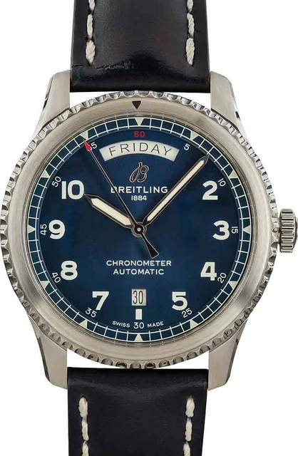 Breitling Aviator 8 Blue Dial A45330 kol saati