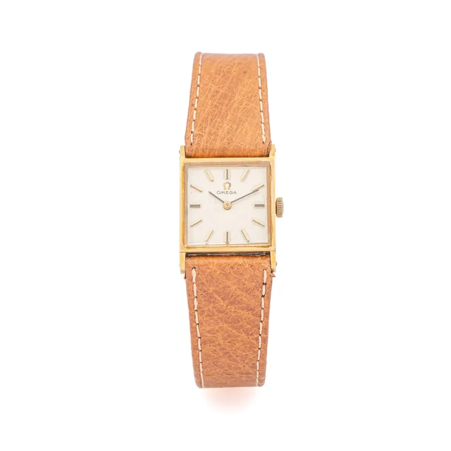 OMEGA Ref. 511.187, ’s; gold plated-metal and stainless steel kol saati