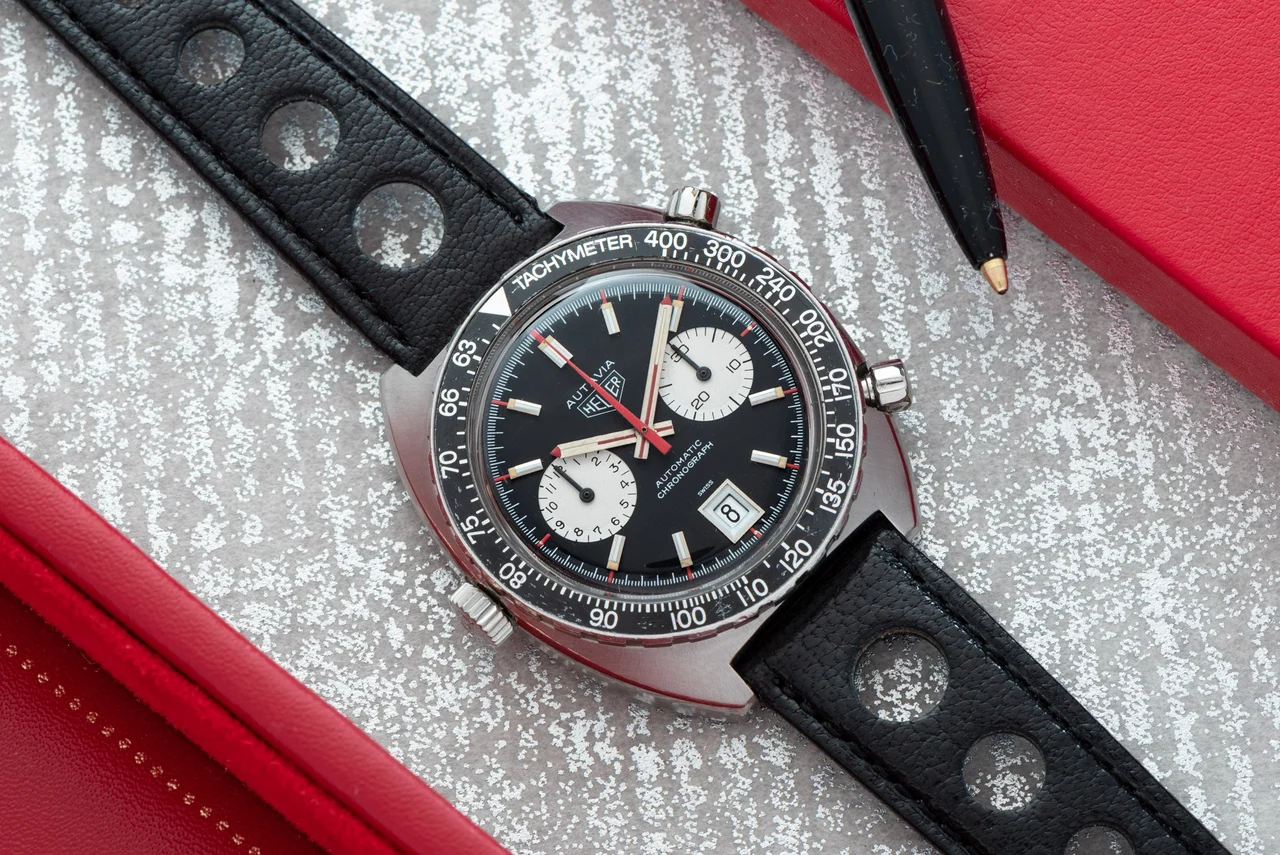 Heuer Autavia 40991091 42 mm kol saati