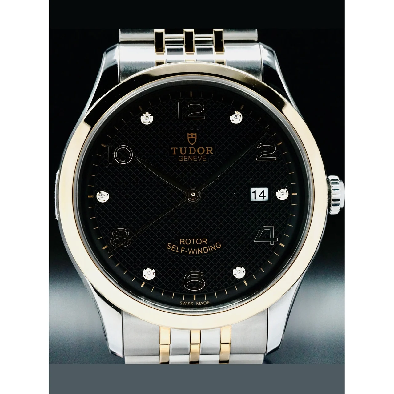 Tudor Steel Case Diamond-Set Dial 210000058506 41 mm kol saati