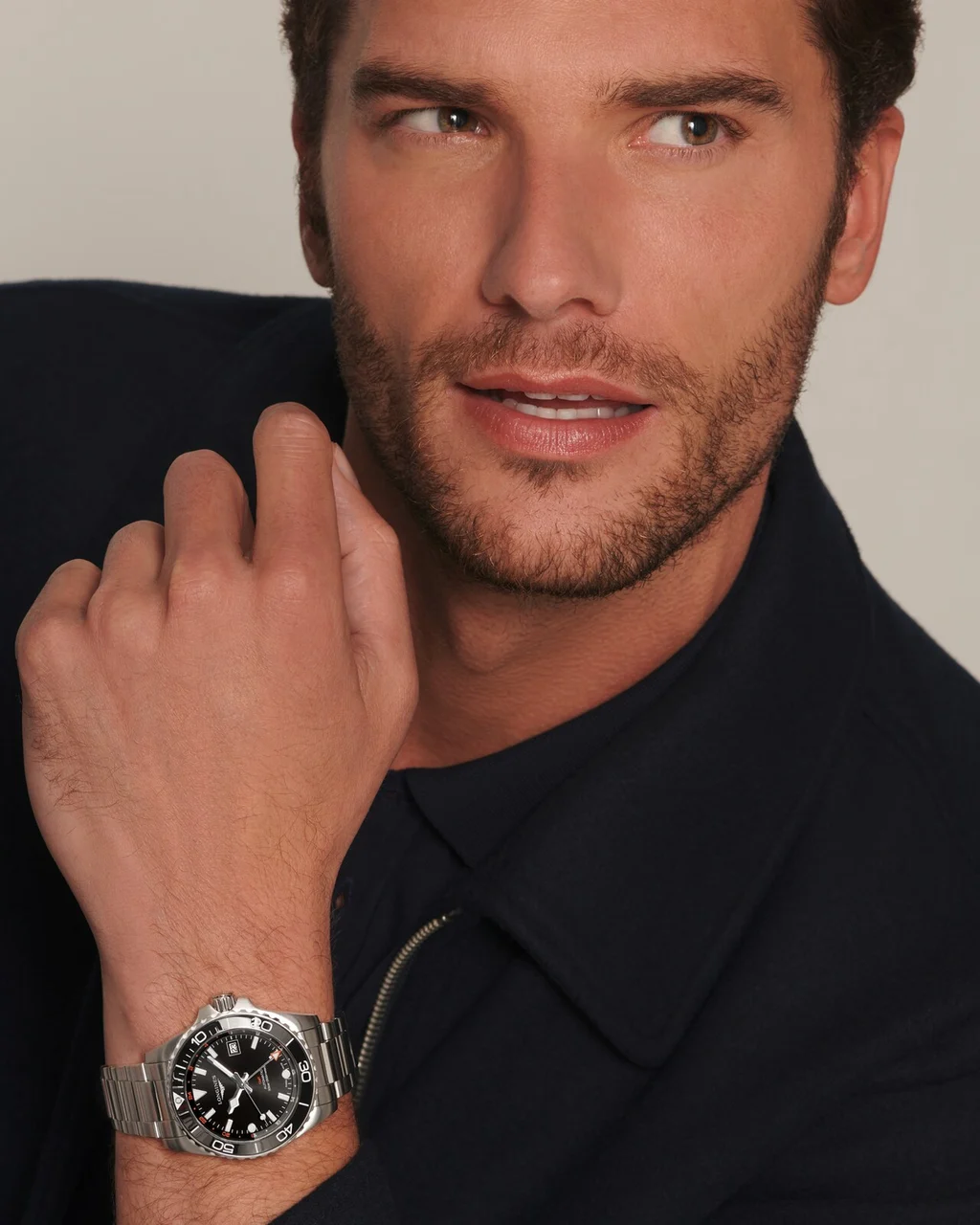 Longines Hydroconquest Gmt L3.790.4.56.6 41 mm kol saati