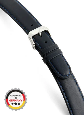 RIOS Leather Strap Arizona - Ocean Blue - Saddle Leather 4612/RI kol saati