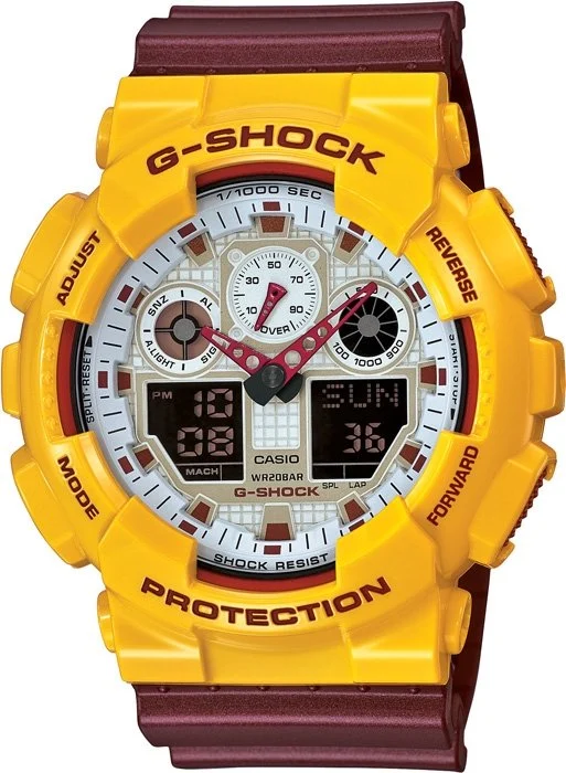 Casio G-shock Iconic GA-100CS-9ADR 51.2 mm kol saati