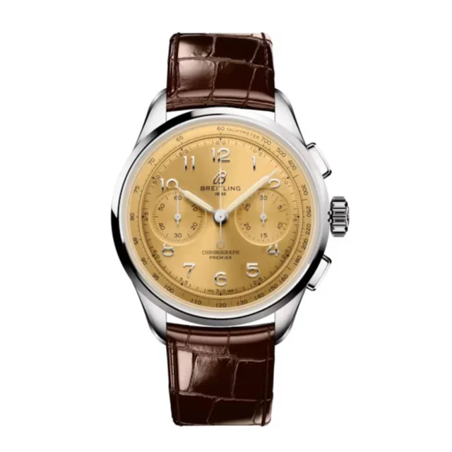 Breitling Premier B09 Chronograph AB0930F51H1P1 40mm Champag kol saati