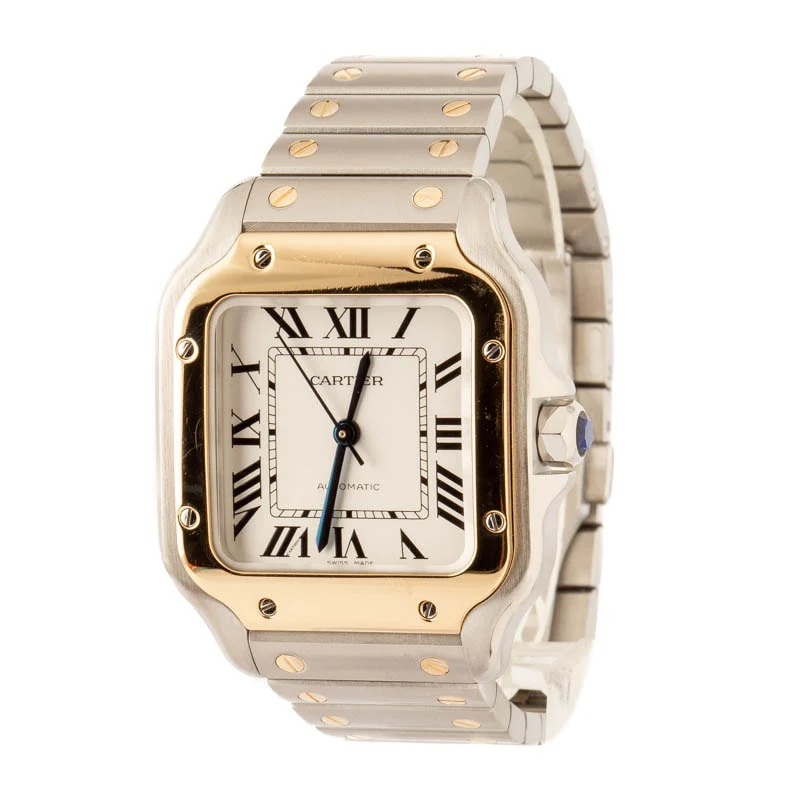 Cartier Santos de W2SA0007 Steel & Gold kol saati