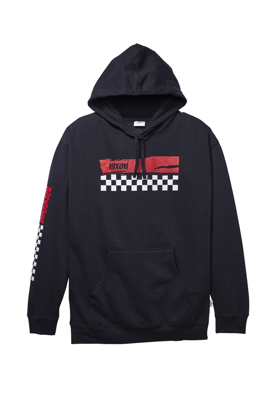 Nixon US Circuit Hoodie - Navy / Red C3121-880-02 kol saati