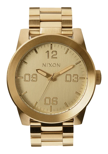 Nixon US Corporal Stainless Steel - All Gold A346-502-00 kol saati