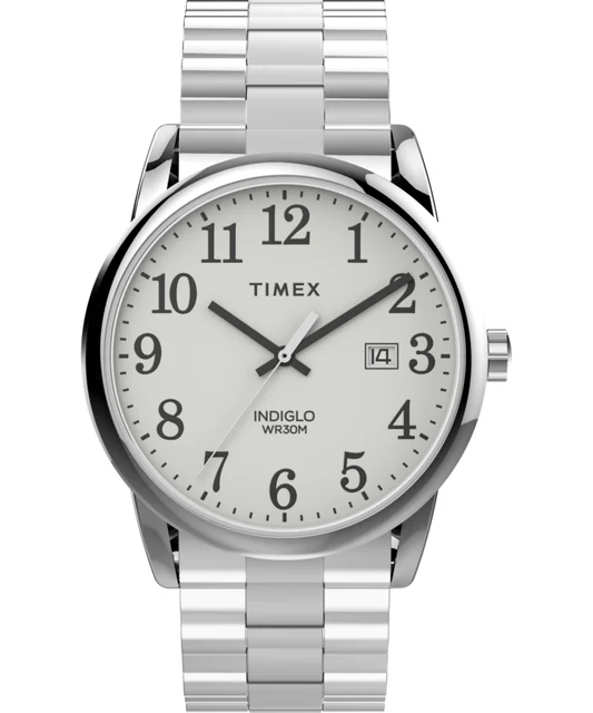 Timex Easy Reader Date 38mm Expansion Band Watch TW2R58400 kol saati