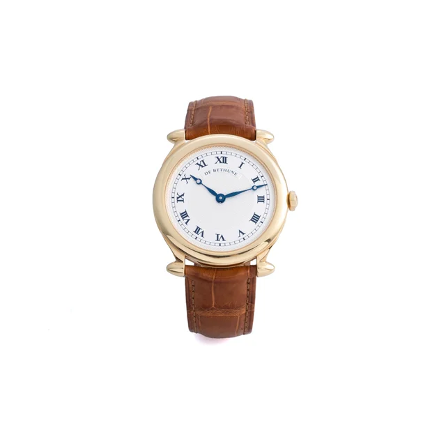 De Bethune Ref. DB 2, calibre C. D. B.; 18K yellow gol kol saati