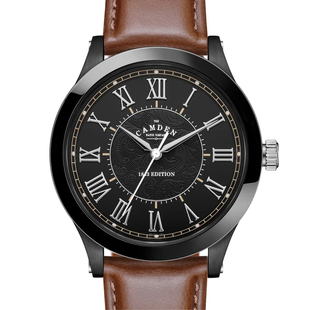 The Camden Watch Company Edition on Smooth Tan Leather No.253 1843 Edition on Smooth Tan L