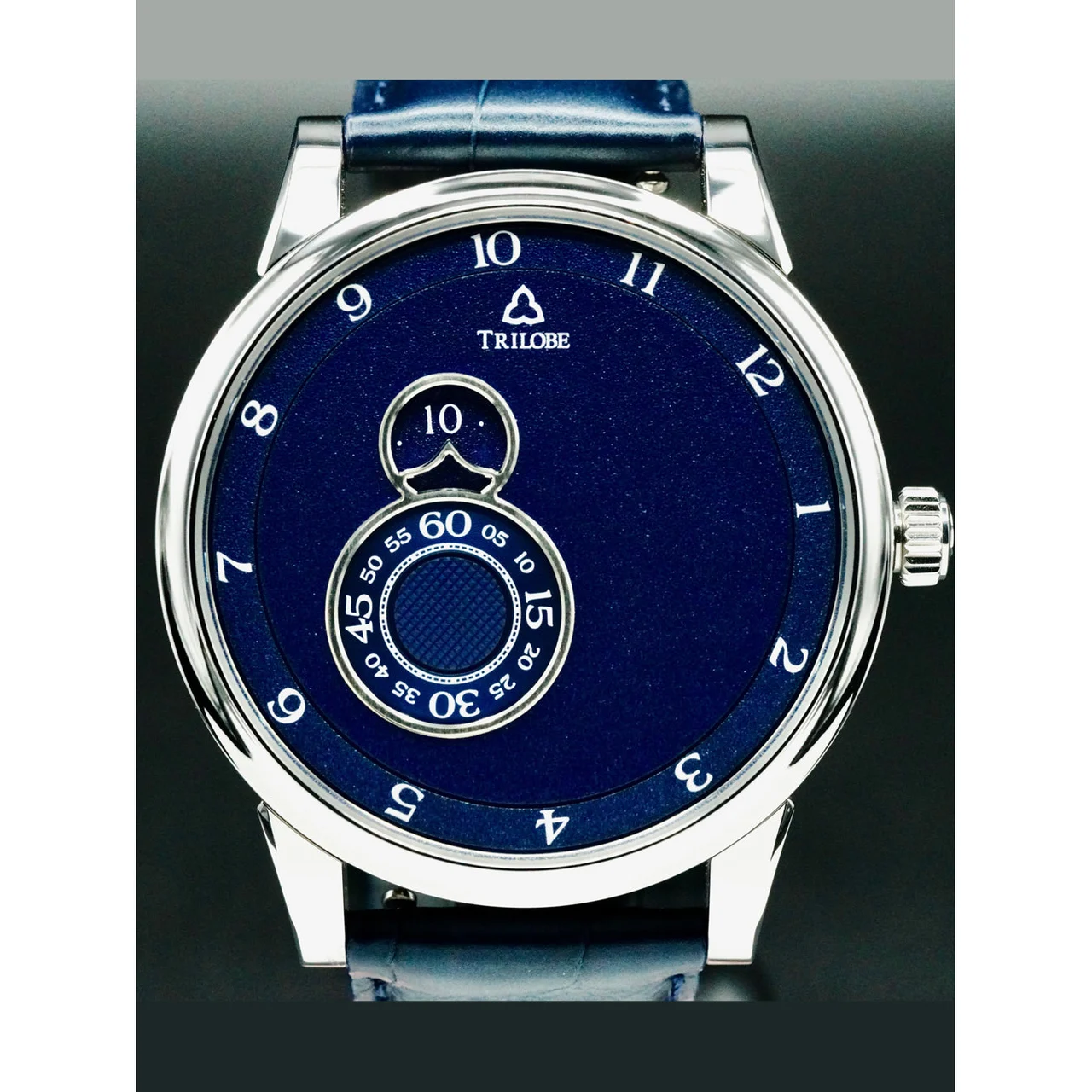 Trilobe Nuit Fantastique SS Grained Blue 210000067580 38.5 mm kol saati