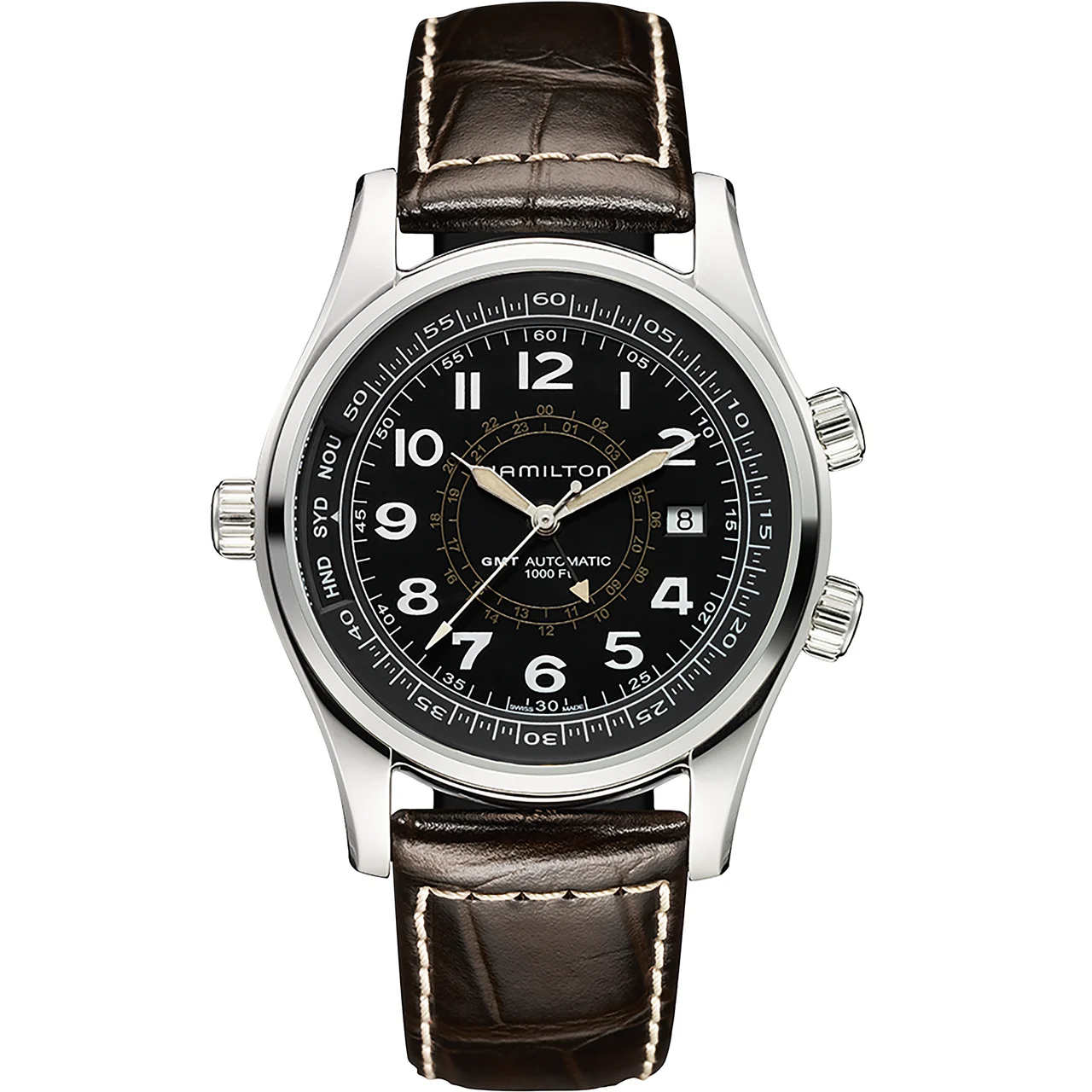 Hamilton Khaki Navy Khaki UTC Auto H77505535 42 mm kol saati