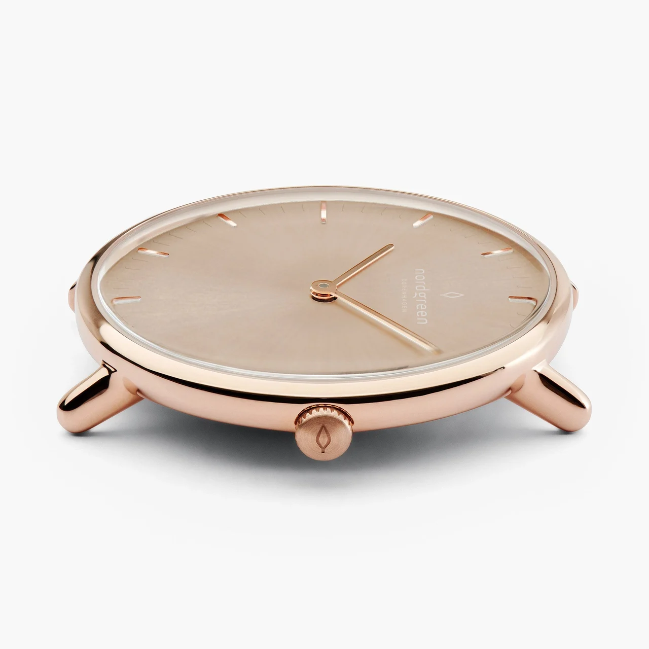 Nordgreen Native 28mm - Rose Gold - Latte Sunray Dial WATCHNR28RGLS 28 mm kol saati
