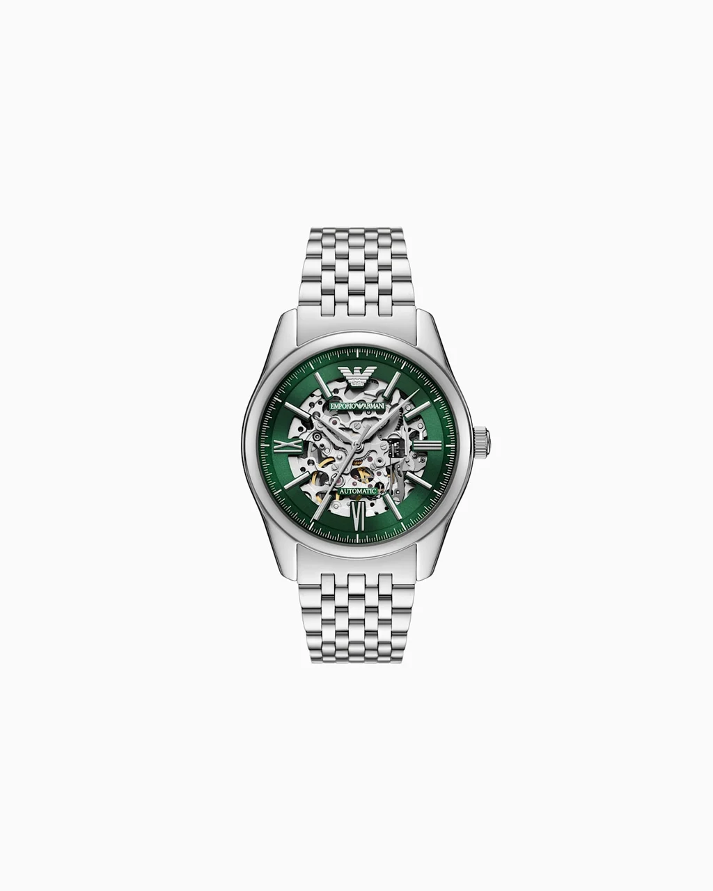 Emporio Armani Automatic Stainless Steel Watch AR60091 43 mm kol saati