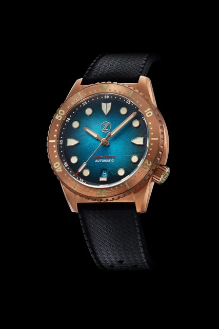 Zelos Mako V3 300m Bronze Teal kol saati
