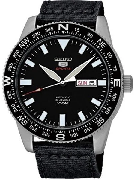 Seiko Sports 24-Jewel, Automatic with Rotating Compass Bezel #SRP667J1 44 mm kol saati