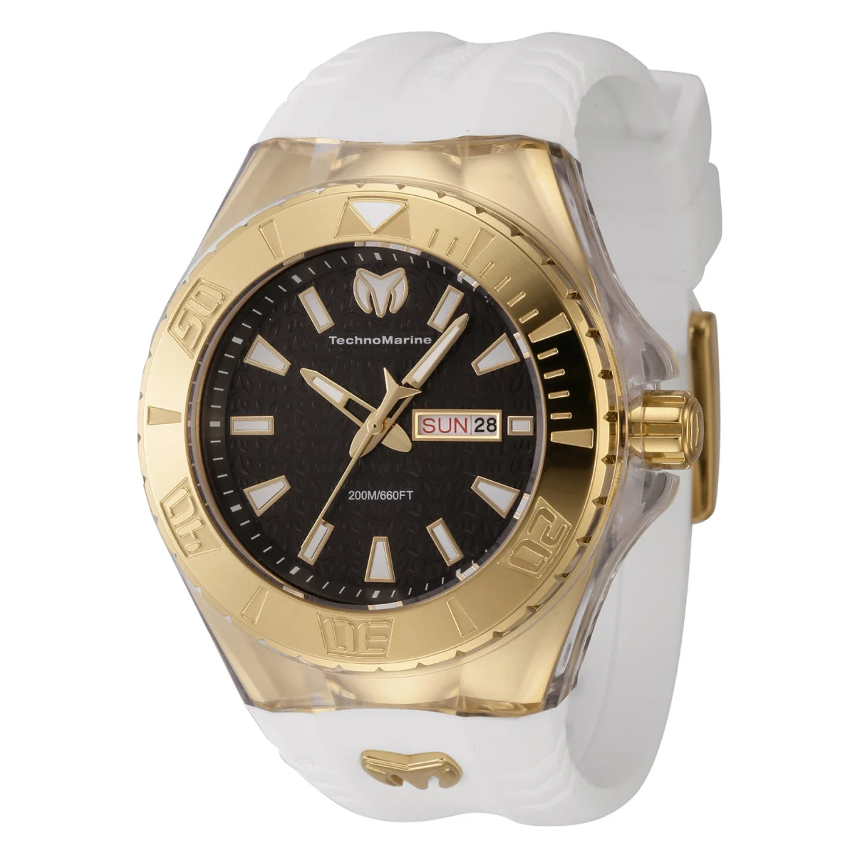 Technomarine Cruise Monogram Watch - 47.8mm, White (TM-122013) 47.8 mm kol saati