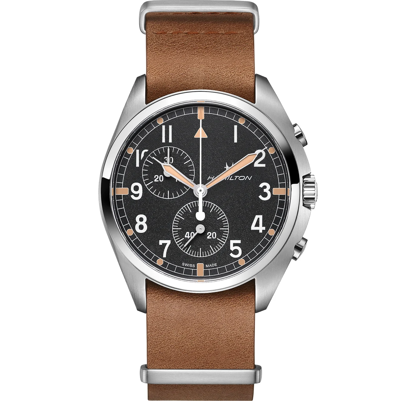 Hamilton Khaki Aviation Pilot Pioneer Chrono Quartz H76522531 41 mm kol saati