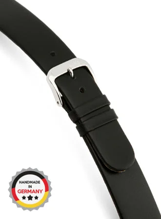 RIOS Leather Strap Classic - Black - Calf Leather 3413/RI-1 kol saati