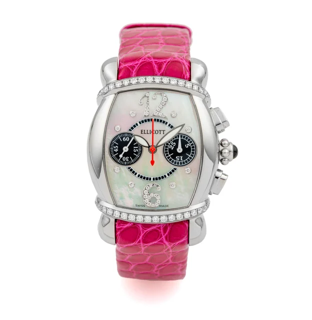 Ellicott 1738 Ref. LTM-126-S, self-winding, chronograph, minute counter, date, mother-of-p