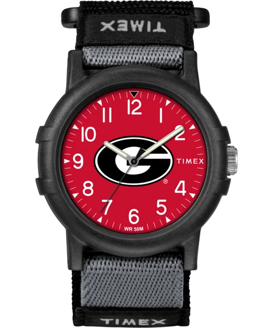 Timex Recruit Georgia Bulldogs TWZUGEOYA kol saati