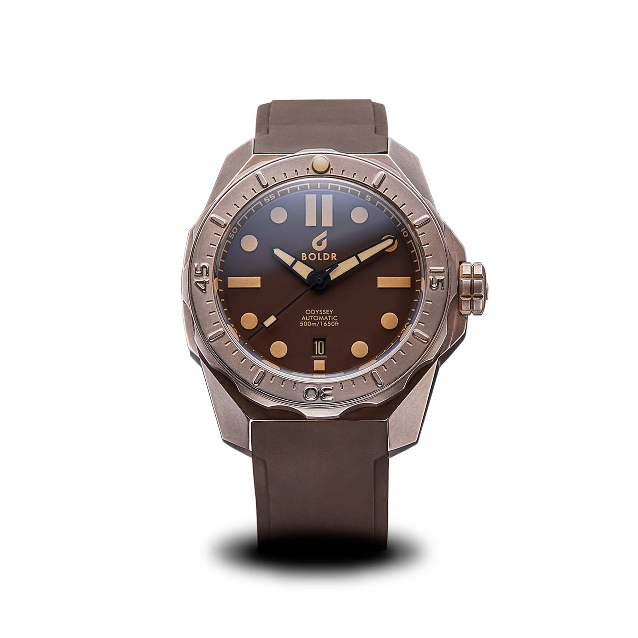 BOLDR Supply Co. Odyssey Bronze Auburn OD-AB-BRZ-22-52 52 mm kol saati