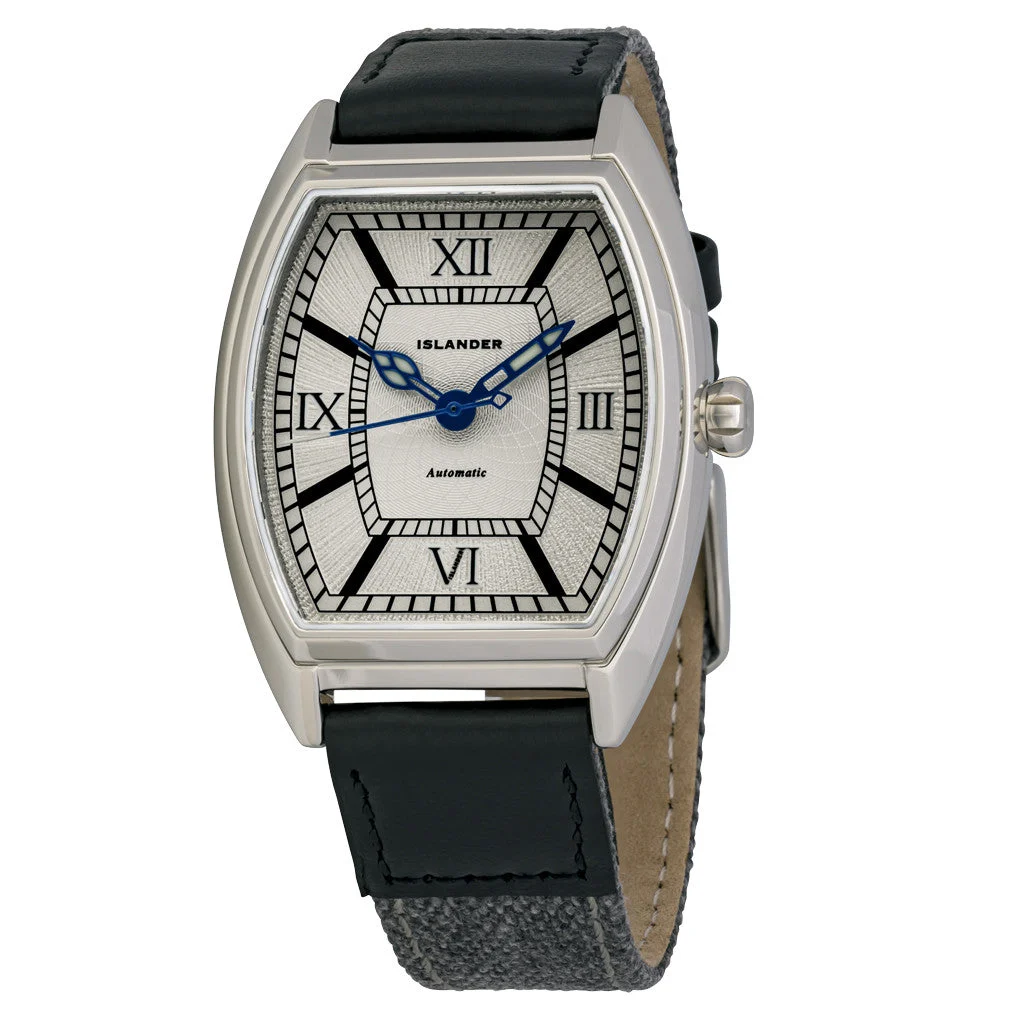 Islander Astoria Automatic Dress Watch with Silver Dial #ISL-262 44.2 mm kol saati