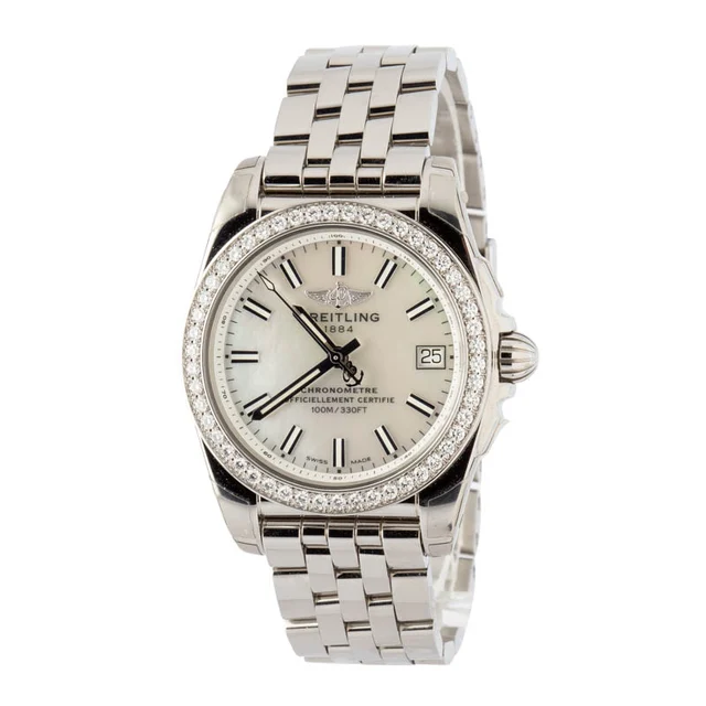 Breitling Galactic 36 Mother of Pearl Dial A7433053/A779 kol saati
