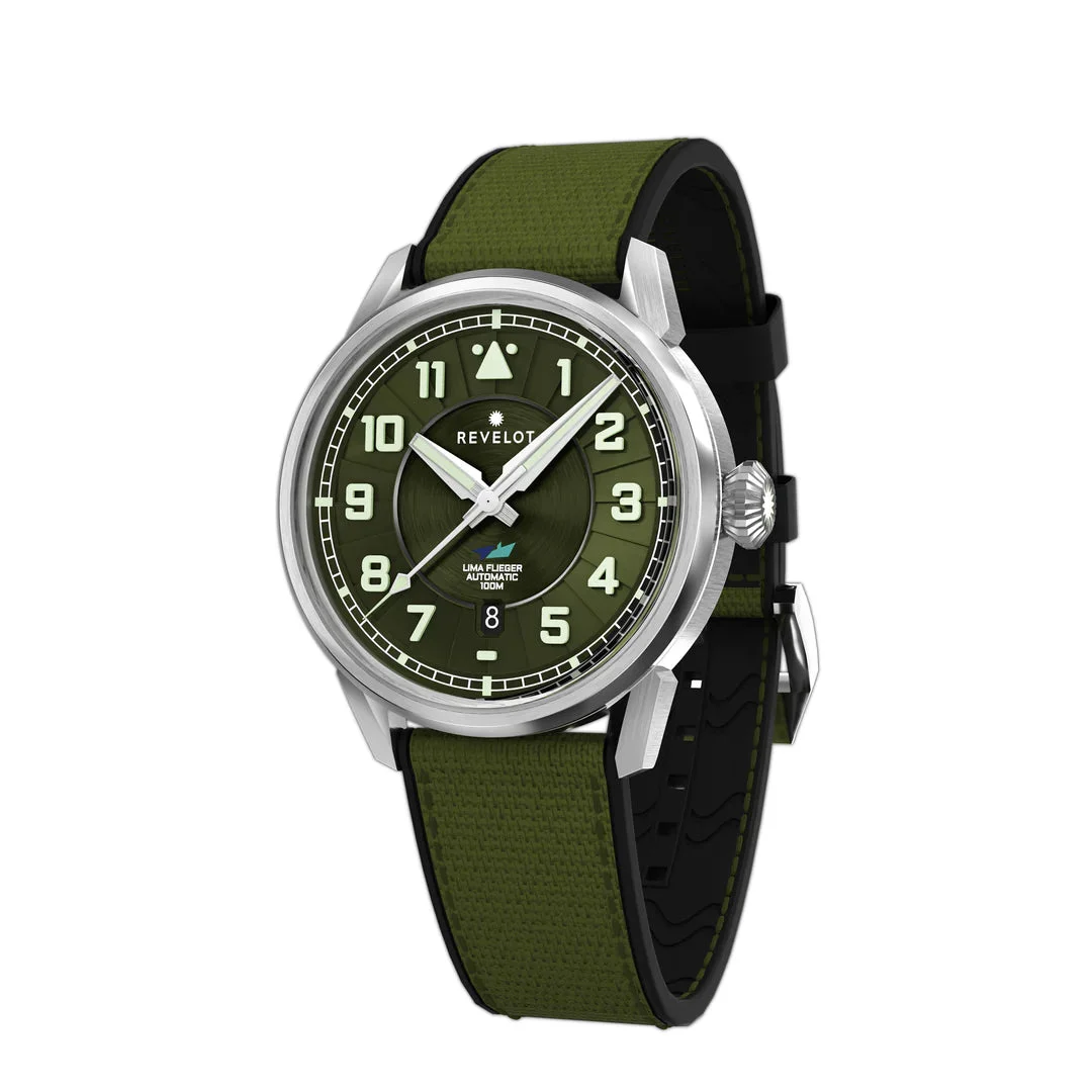 REVELOT Lima Flieger R21-14D1BTIL / S22-14C4BF1 42 mm kol saati