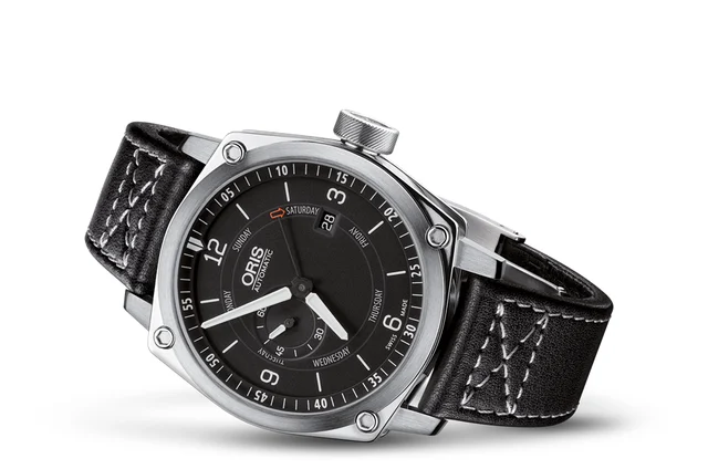 Oris Small Second, Pointer Day 01 645 7617 4174-07 5 22 58FC kol saati