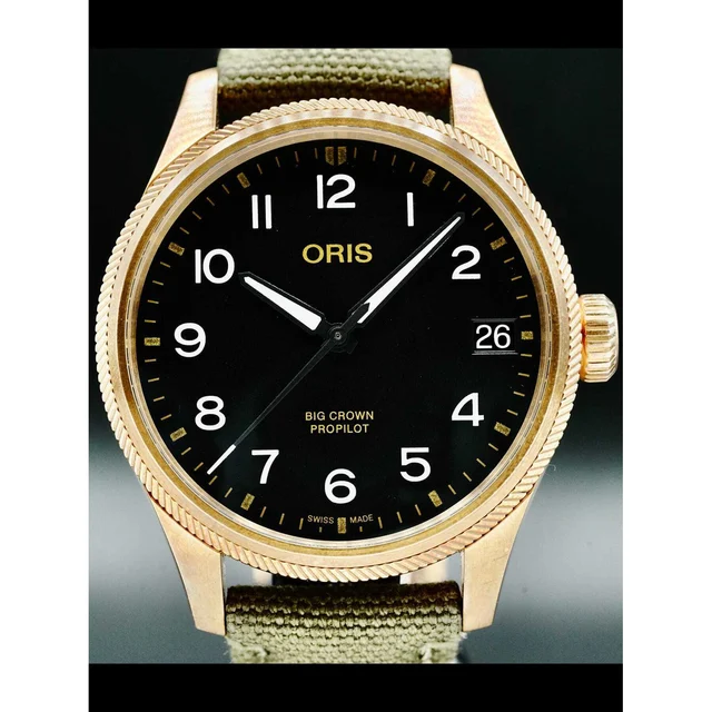 Oris Big Crown ProPilot Date 01 751 7761 3164-07 3 20 03BRLC 210000036115 kol saati