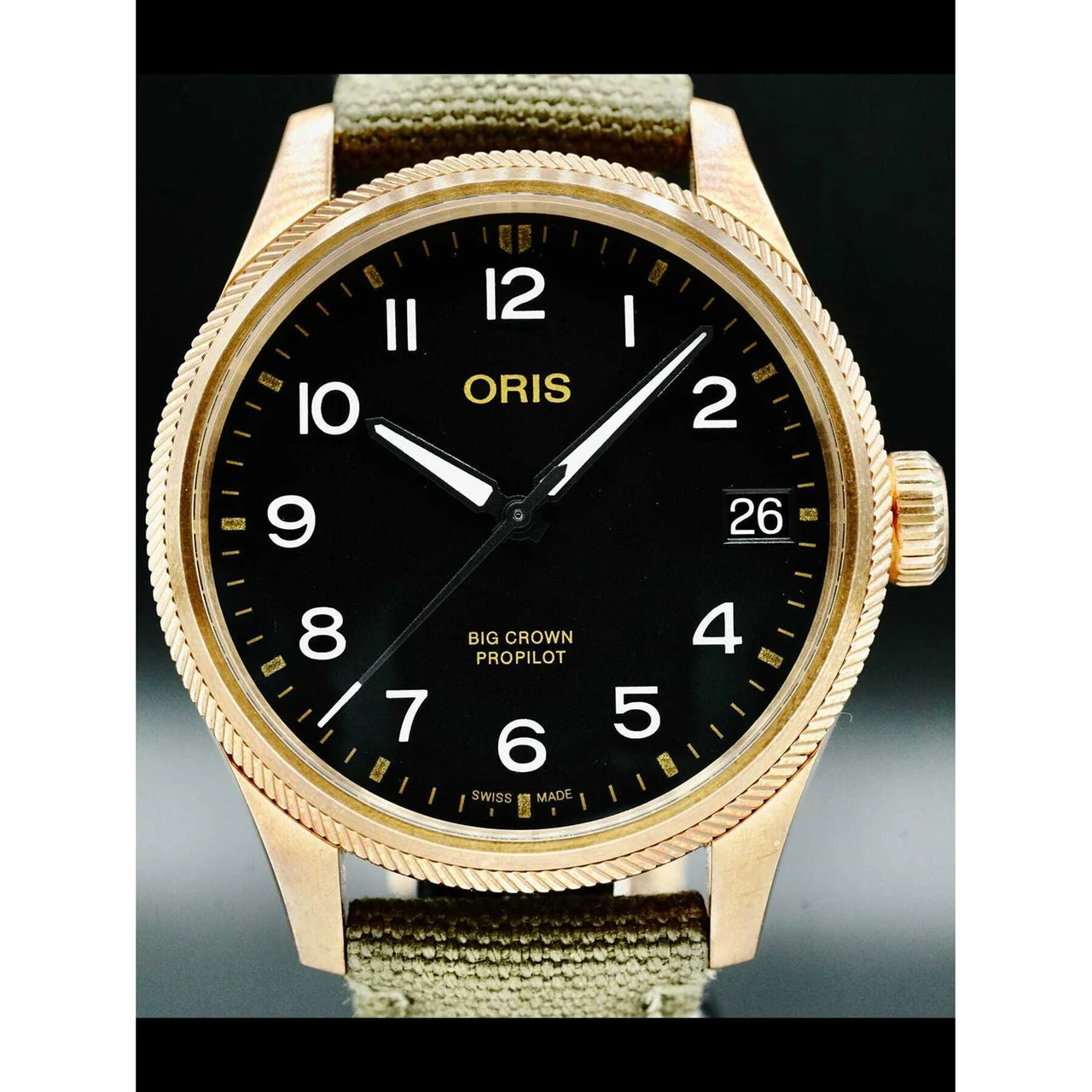 Oris Big Crown ProPilot Date 01 751 7761 3164-07 3 20 03BRLC 210000036115 41 mm kol saati