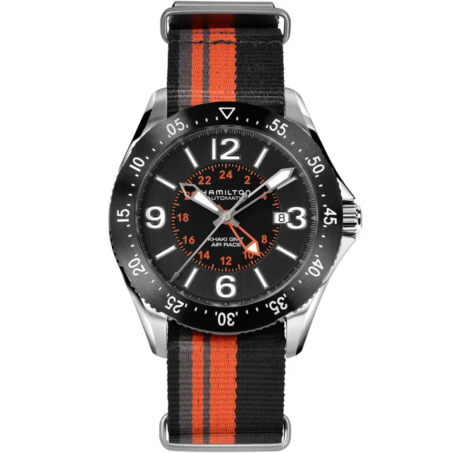 Hamilton Khaki Aviation Khaki Pilot GMT Auto H76755131 kol saati