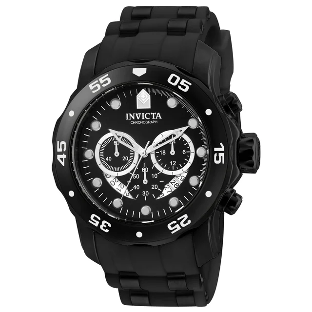 Invicta Pro Diver SCUBA Watch - 48mm. Black (6986) kol saati