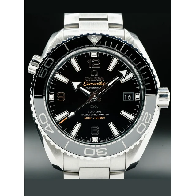 OMEGA Planet Ocean Co-Axial Master Chronometer 39.5mm Black Dial on Bracelet 210000068784