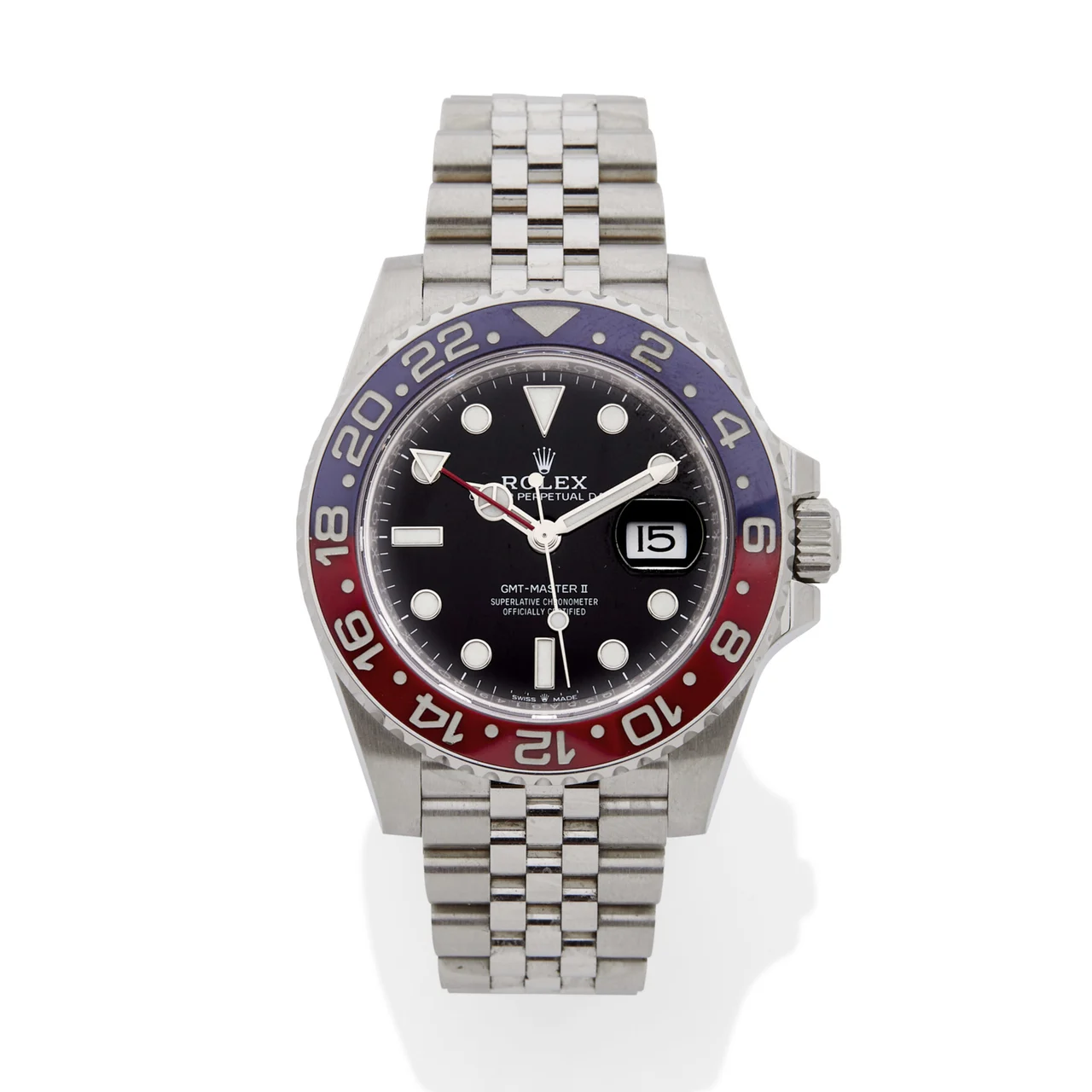 Rolex ROLEX, REF. 126710BLRO, GMT-MASTER II, “PEPSI”, STEEL 40 mm kol saati