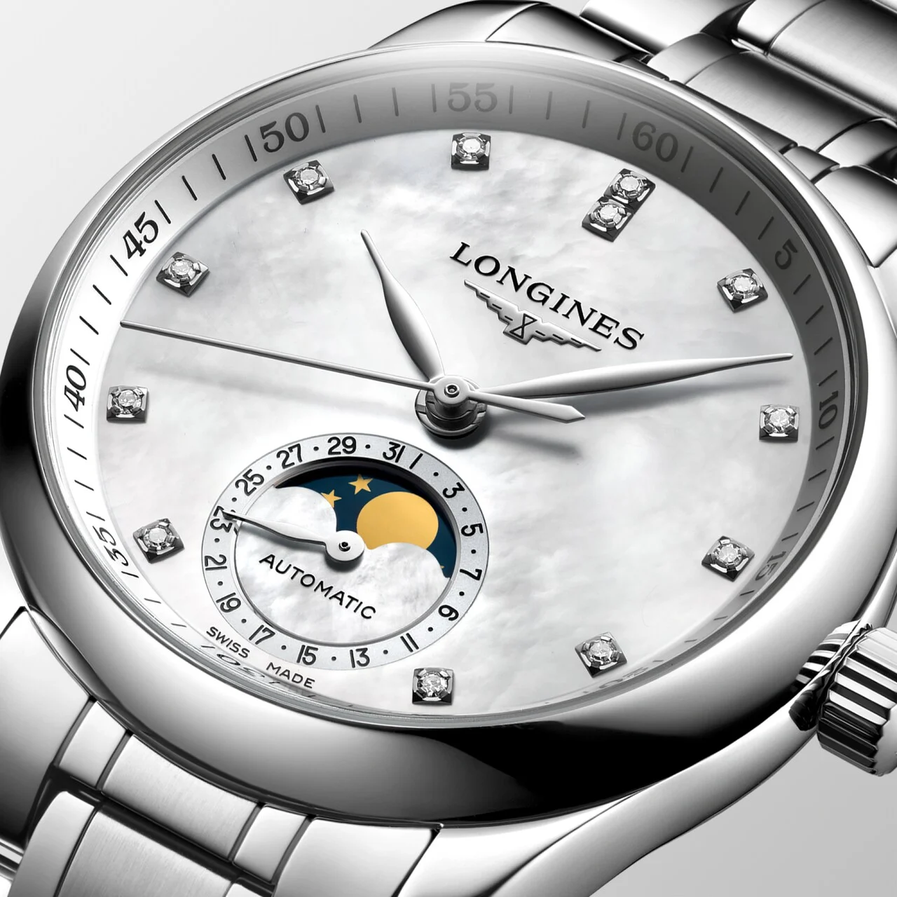 Longines Master Collection Moonphase L2.409.4.87.6 34 mm kol saati