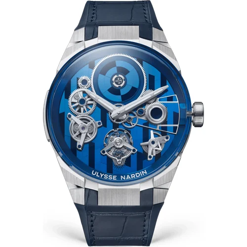 Ulysse Nardin Blast Free Wheel Marquetry 1760-401-3A/1A 45 mm kol saati