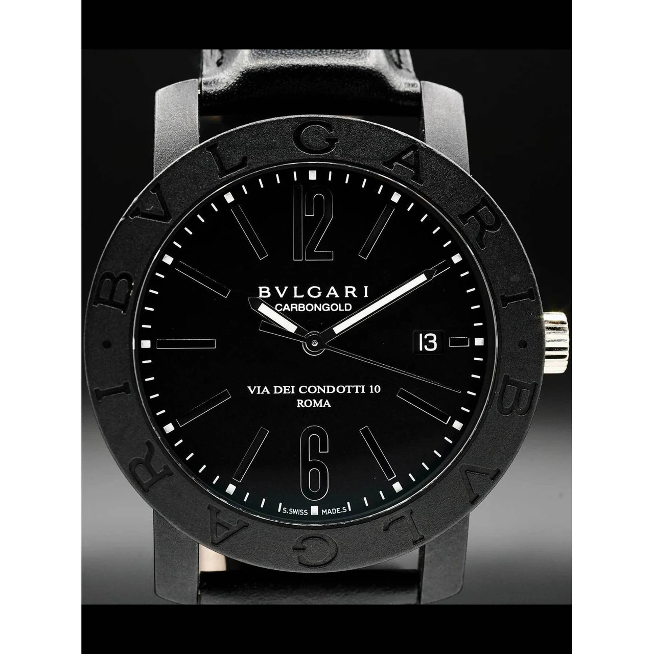 Bulgari Via Dei Condotti 10 Roma BBW4OCGUD 210000028361 40 mm kol saati