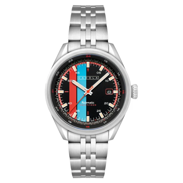 Cadola Pista Automatic Watch with Black Striped Dial #CD-1031-33 kol saati