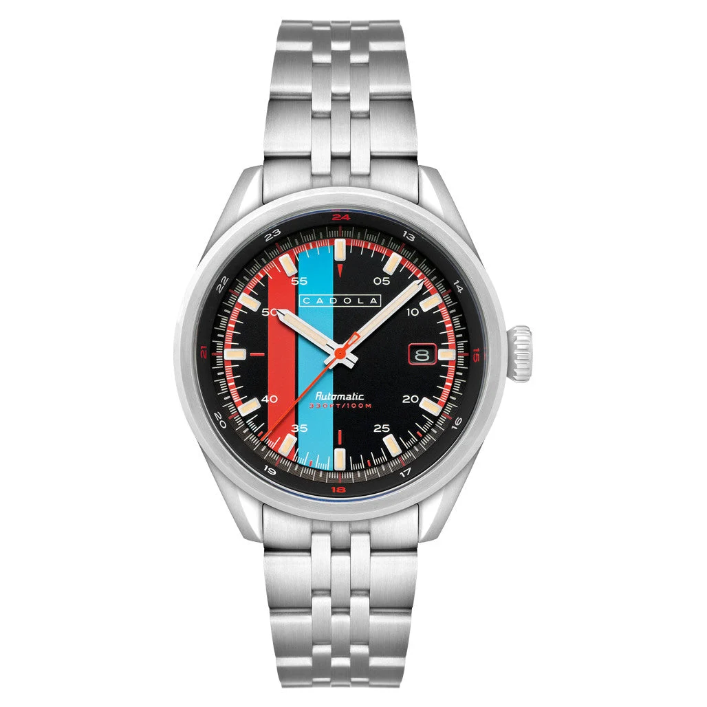 Cadola Pista Automatic Watch with Black Striped Dial #CD-1031-33 kol saati
