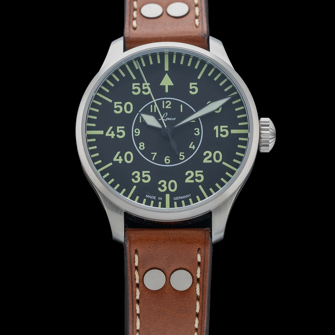Laco Pilot Watches Basic Aachen 42 210009N41309 42 mm kol saati