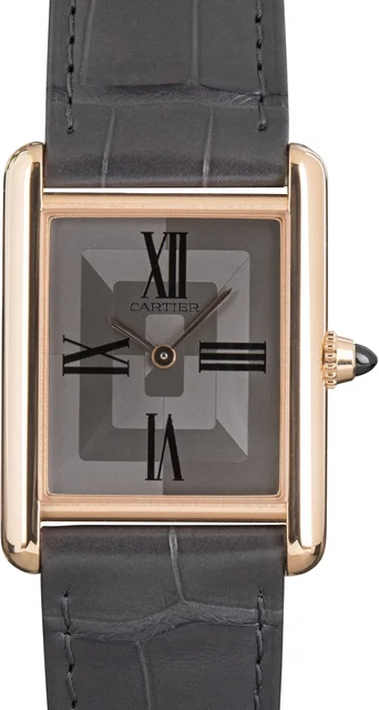 Cartier Tank Louis Ref WGTA0092 18k Rose Gold Large Model kol saati