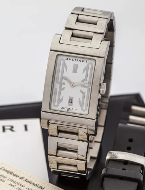 Bulgari Rettangolo Steel RT45S kol saati