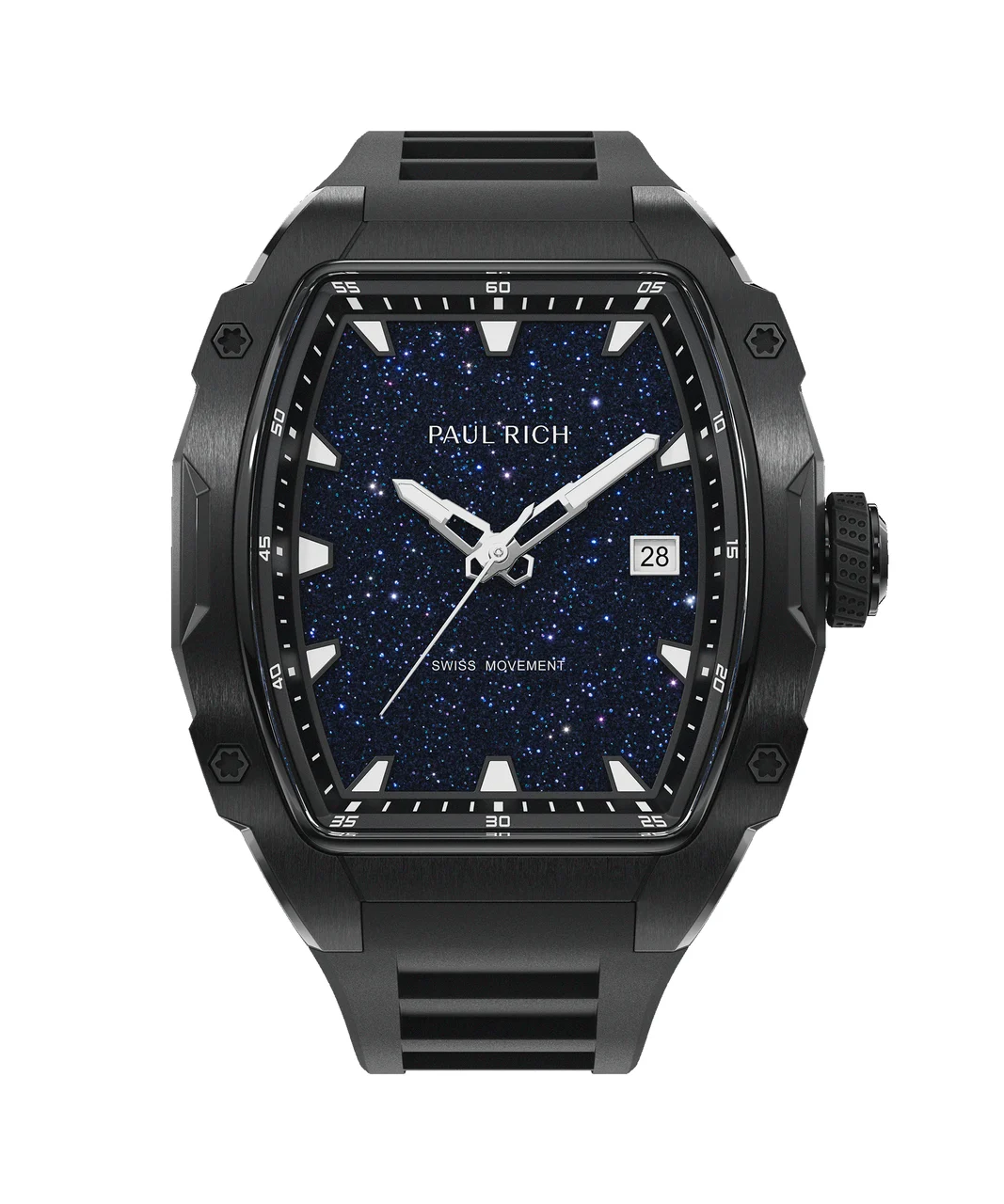 Paul Rich Astro Classic PR5188D - Black 43 mm kol saati