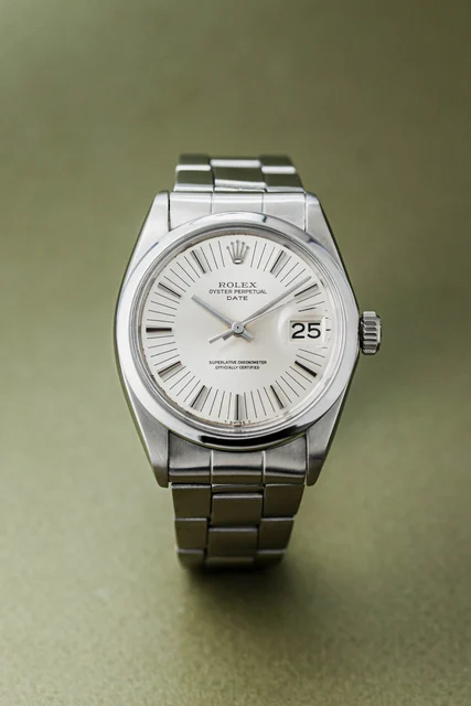 Rolex Date Ref.1500 Radium Dial kol saati