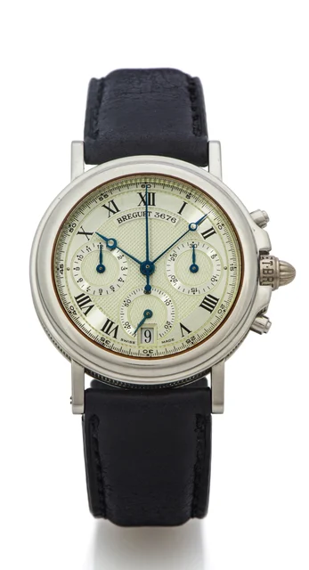Breguet Chronographe Automatique Marine - Platinum 3460PT/12/P90 kol saati