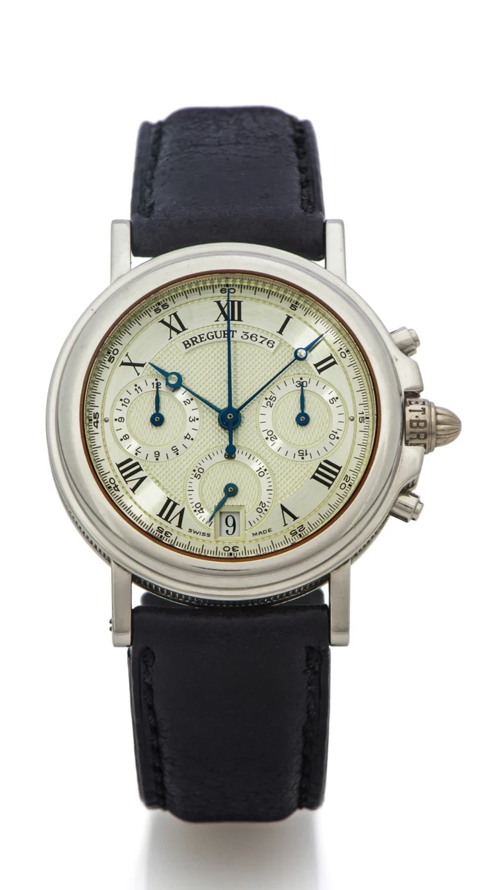 Breguet Chronographe Automatique Marine - Platinum 3460PT/12/P90 kol saati